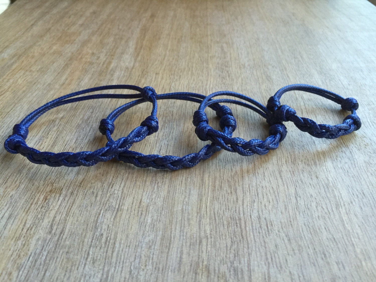 Islamorada Family Bracelets Blue Bracelets Mom Dad and - Etsy