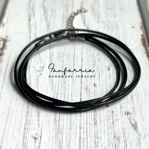 Black Wrap Leather Bracelet