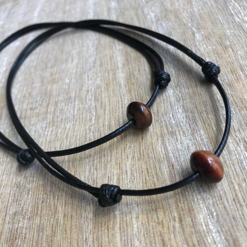 His and Hers Waterproof Couple Necklaces Tiger Eye Good Luck Necklace