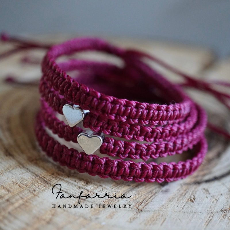 Bobby Burgundy Bracelet