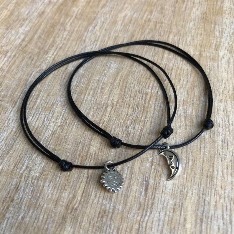 Sun and Moon Couple Bracelets His and Hers Waterproof Etsy