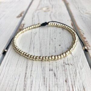 Silver Czech Beads Anklet Bracelet Unisex, Caladesi Style