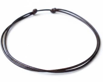 Minimalist Choker, 1.5mm Waterproof Many Colors to Choose