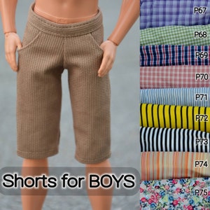 shorts below the knees for boys - more types of male dolls - see next photo / + muscular /