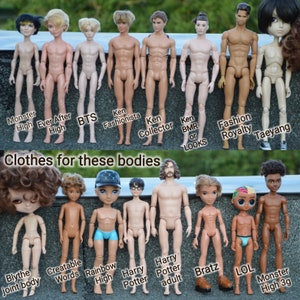 Pants for boys: MH, 3g, EAH, Taeyang, BTS, Fashion Royalty, Blythe boys, Ken, Creatable World, Rainbow High, Harry Potter, Bratz, LOLomg image 10