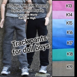 Sweatpants for boys - more types of male dolls - see next photo / + muscular /
