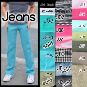 Jeans for boys - more types of male dolls - see next photo / + muscular, Lebron, Dream/