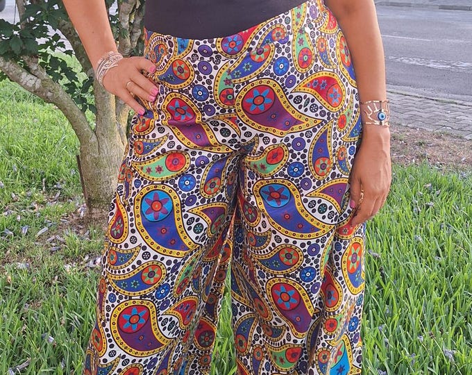Ethnic Capulana Pants – One Size, Adjustable and Super Comfortable | Handmade with Love