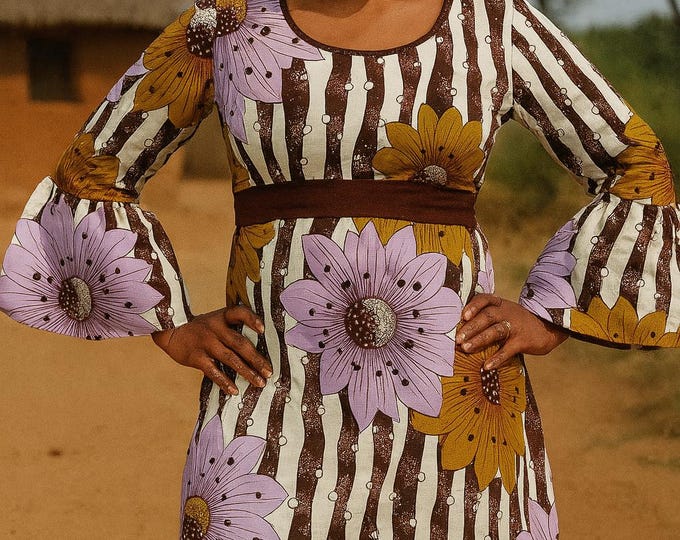 Tunic in Capulana, Women Clothes, African Fabric, Blouses, Womens Clothing