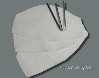Nonwoven fabric filter for masks.