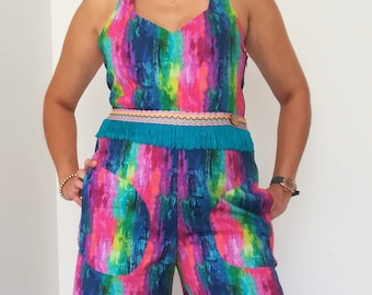 Jumpsuit em algodão,Jumpsuits & Rompers,Handmade in Portugal, Made4You,Macacão,Roupa de Festa, Jumpsuit, Wedding Jumpsuit, Summer Jumpsuit