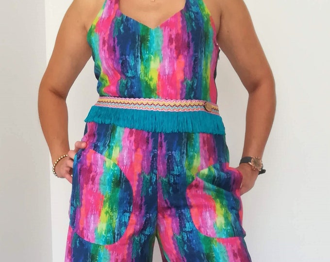Cotton jumpsuit,Jumpsuits & Rompers,Handmade in Portugal, Made4You,Jumpers,Party Wear, Jumpsuit, Wedding Jumpsuit, Summer Jumpsuit
