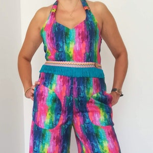 Cotton jumpsuit,Jumpsuits & Rompers,Handmade in Portugal, Made4You,Jumpers,Party Wear, Jumpsuit, Wedding Jumpsuit, Summer Jumpsuit