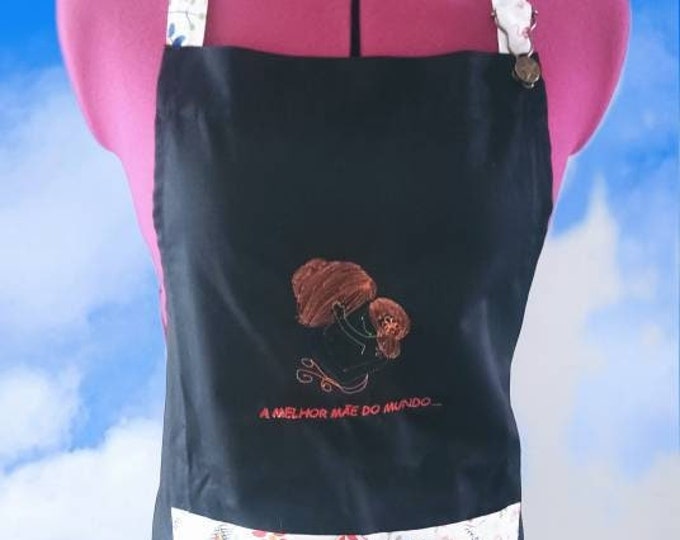 Aprons, Loving Apron, Womens Aprons, Vintage Apron, Gifts for Women, Aventais Amorosos, Home & Living, Mother day apron's, embroidered aprons