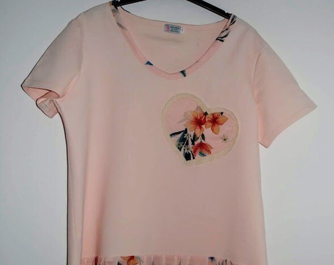 Tunic, Women's Clothing, Handmade Clothes, Tops & Tees, Women's Blouse, Blouses, Floral Tunic, Blouse