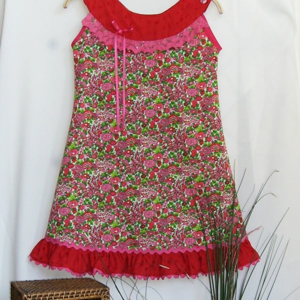 Dress child, Vestido de Criança, Girls Clothing, Dresses, English embroidered dress, Handmade