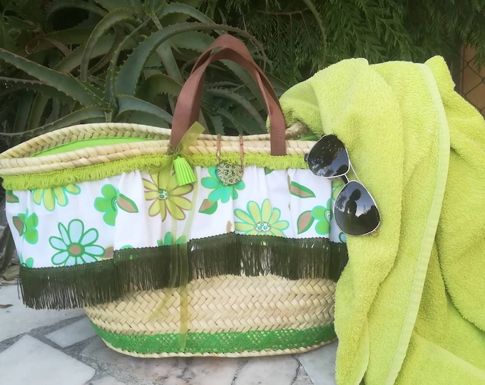 Wicker Carrycot, Traditional Portuguese Carrycot, Straw Seira, Basket, Basketry, Handmade, Personalized Carrycot, Beach Bag, Shopping Basket