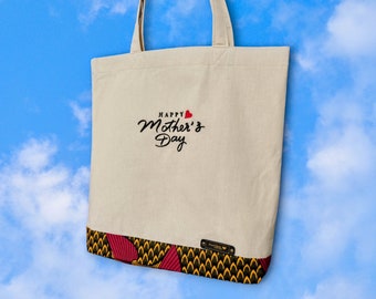 Tote Bag bordada para o dia da mãe /Mala em tecido /Saco /Bags /Handbags/Handmade /Saco /Artesanato Português /Women's Bag /Eco-friendly bag