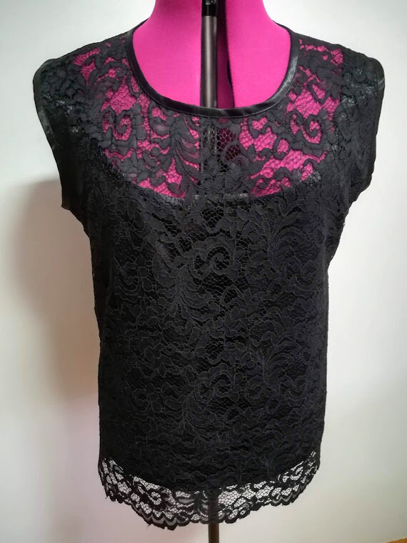 Blusa de encaje Blusa de boda Ropa de mujer Blusa negra | Etsy México