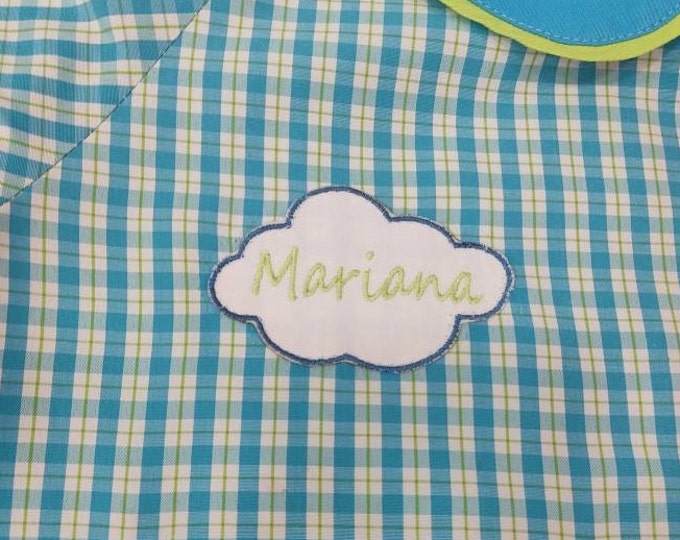 Embroidered Names, Custom Embroidery, Embroidered Patch, Embroidery for Gowns