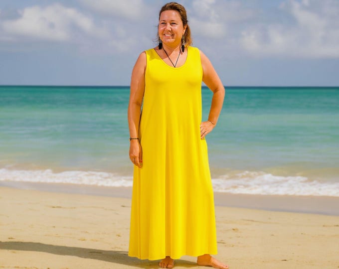 Yellow dress, Summer dress, Yellow dress, Maxi dress