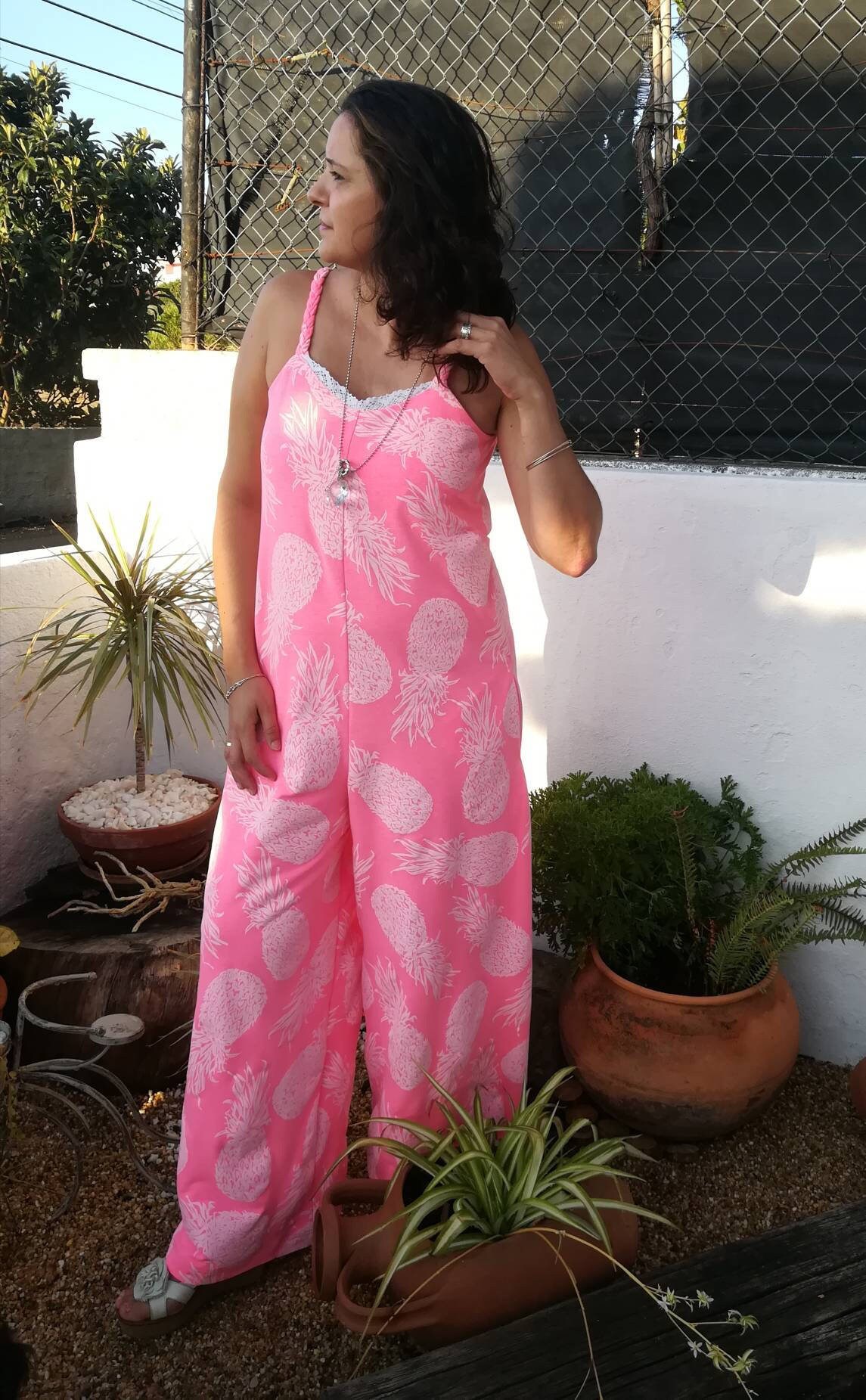 Pineapple jumpsuit sales