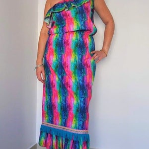 Long Dress 100% cotton, Women's Clothing, Long Dress, Cotton Dress, Boho Style image 7