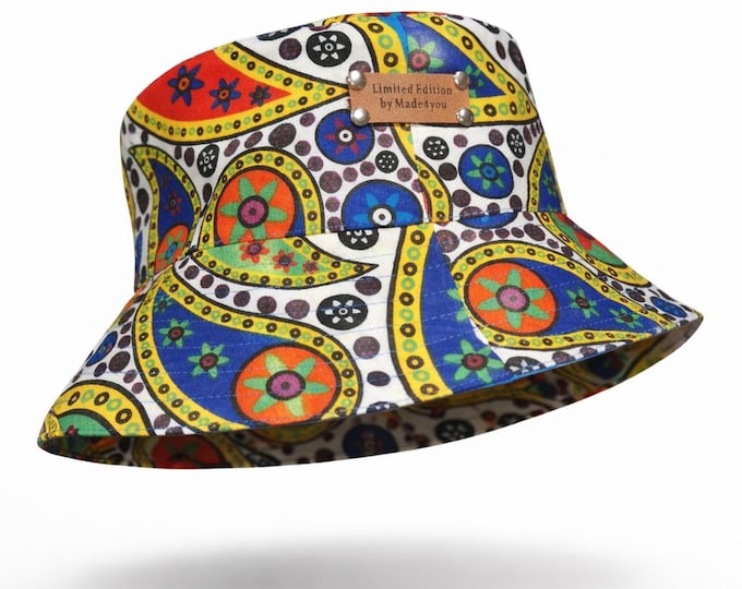 Savannah Hat in Reversible Capulana Fabric – Limited Edition Made4you®
