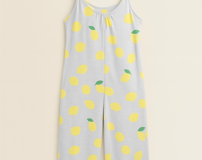 Summer Lemon Jumpsuit – One of a Kind - Women Jumpsuit