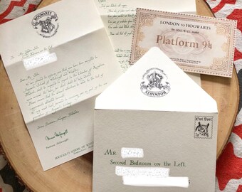 Hogwarts Acceptance Letter