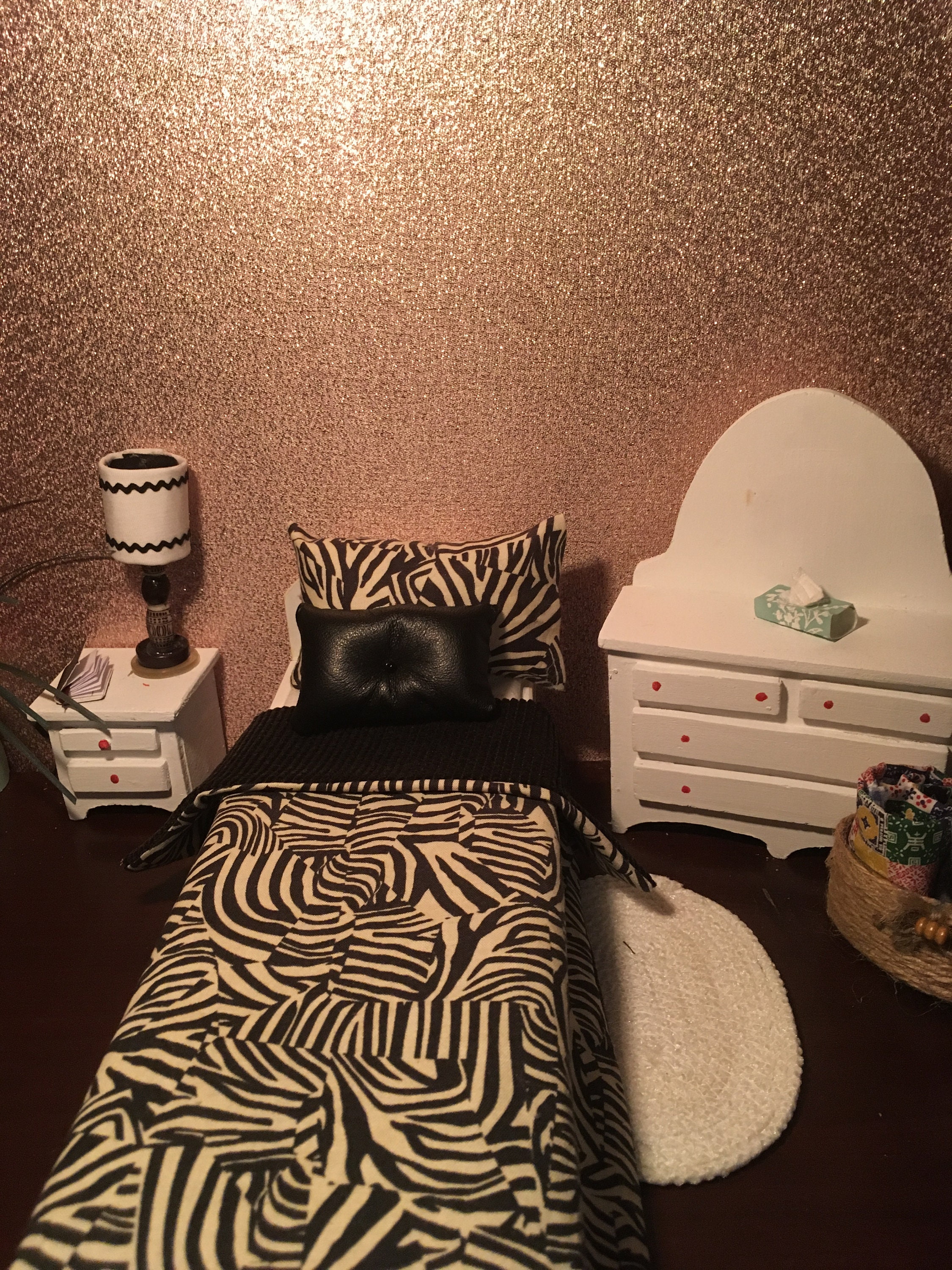 black barbie blanket