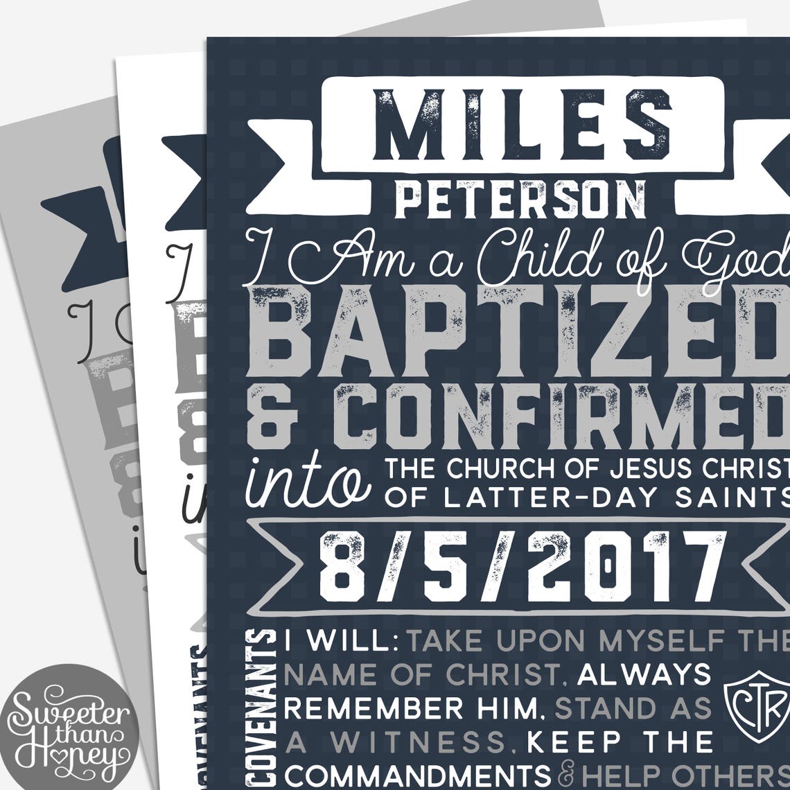 LDS Baptism Printable LDS Baptism Gift Lds Art Baptism - Etsy