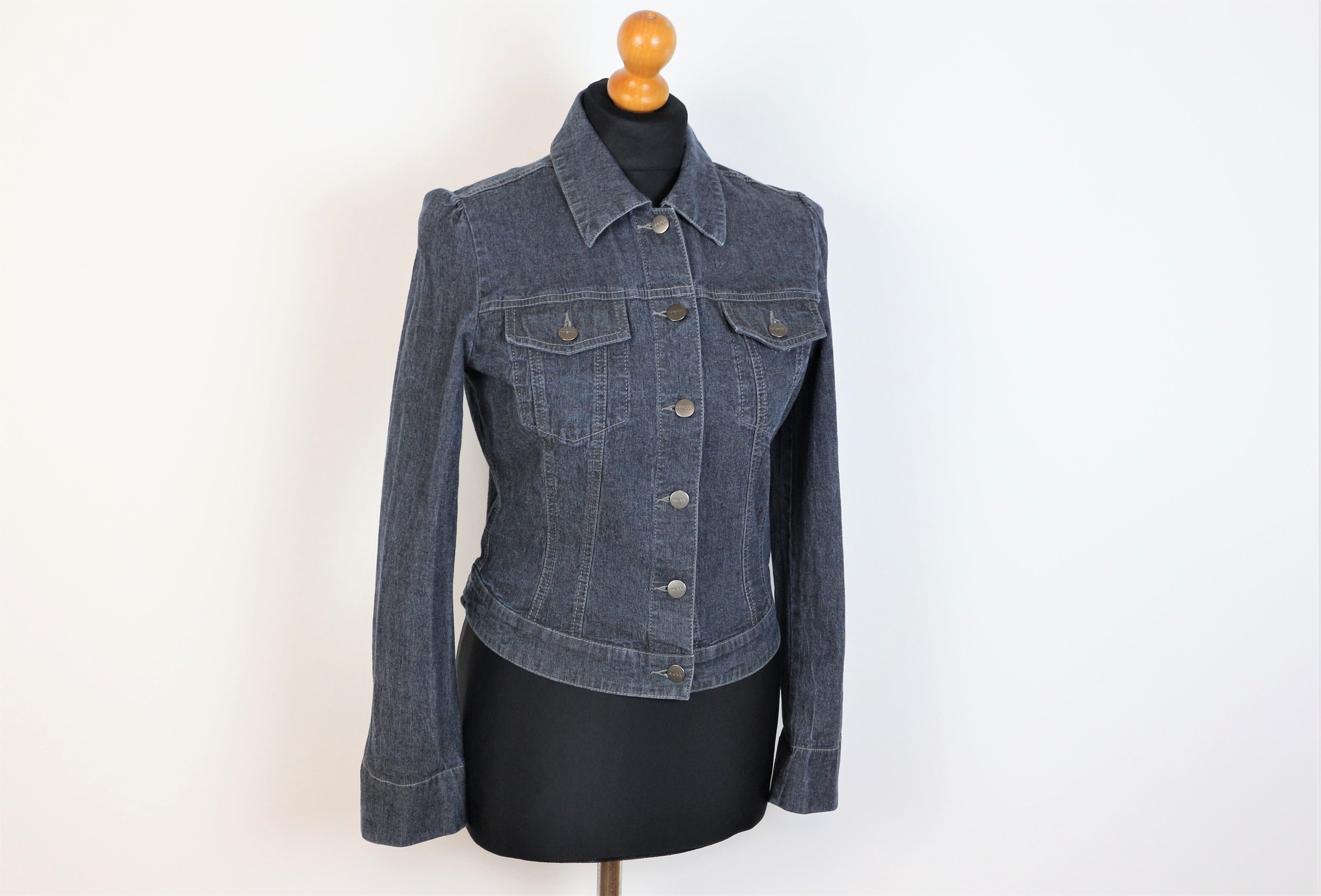 Denim Jacket MEXX Gray Womens Denim 
