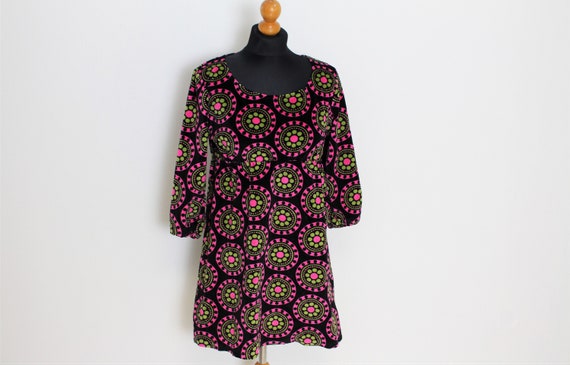 green velvet tunic dress