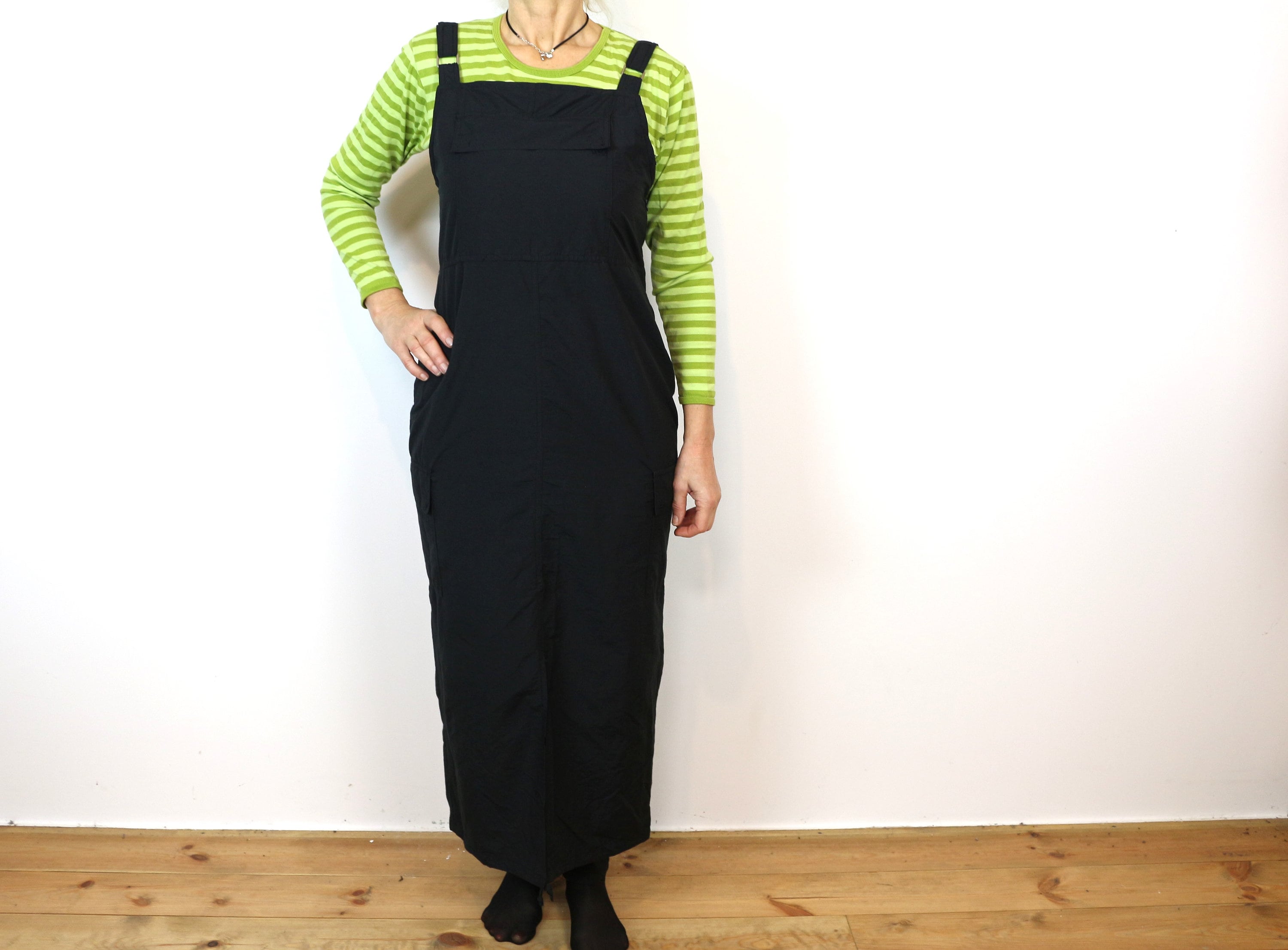 Denim jumper dress Etsy