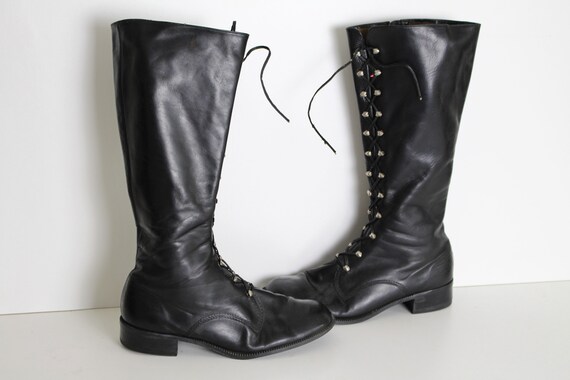 Georgien Boots Lace Up Vintage Stiefel für Damen Oma Georgien Boots Lace Up Vintage Stiefel für Damen Oma