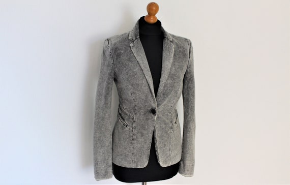 Gray jerseyJacket ALCOTT Cropped Women's Light Gr