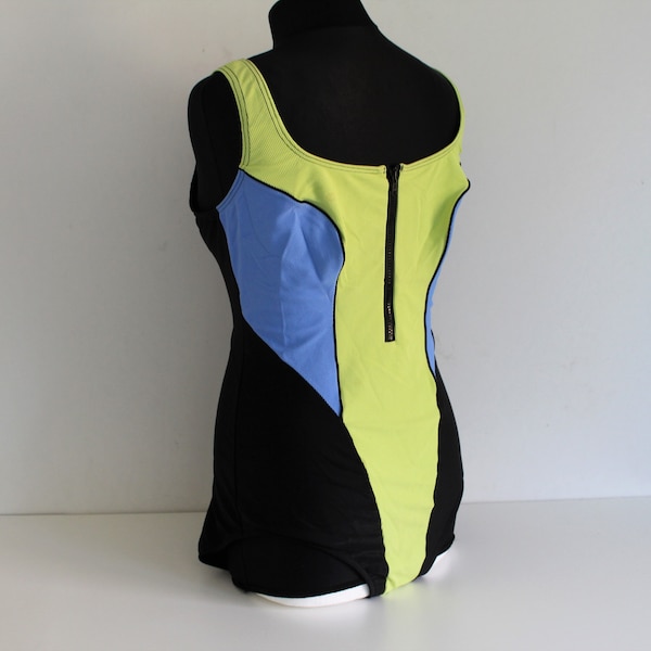 Zip Front Swimsuit Etsy