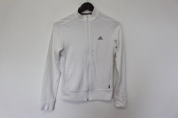 white adidas jacket