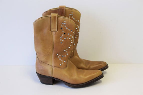 tooled leather boots womens