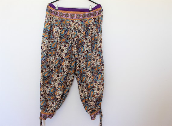 Harem Pants  Indian Pants Aladdin Trousers, Afgha… - image 1