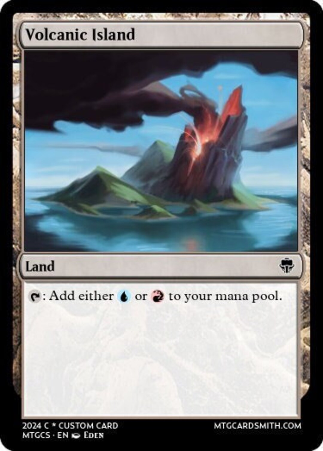 Volcanic Island MTG Proxy - Etsy Volcanic Island MTG Proxy - Etsy