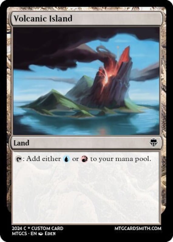 Volcanic  マジック：ザ・ギャザリング　リバイズド　a Volcanic Island マジック：ザ・ギャザリングリバイズドa