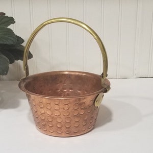 Copper Planter, Copper Pot, Copper Flower Planter, Copper Bucket