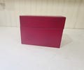 Refurbished Magenta Pink/Purple Metal File Box, Important documents, Photo storage, Mail Storage, Checks Storage, Metal File Storage