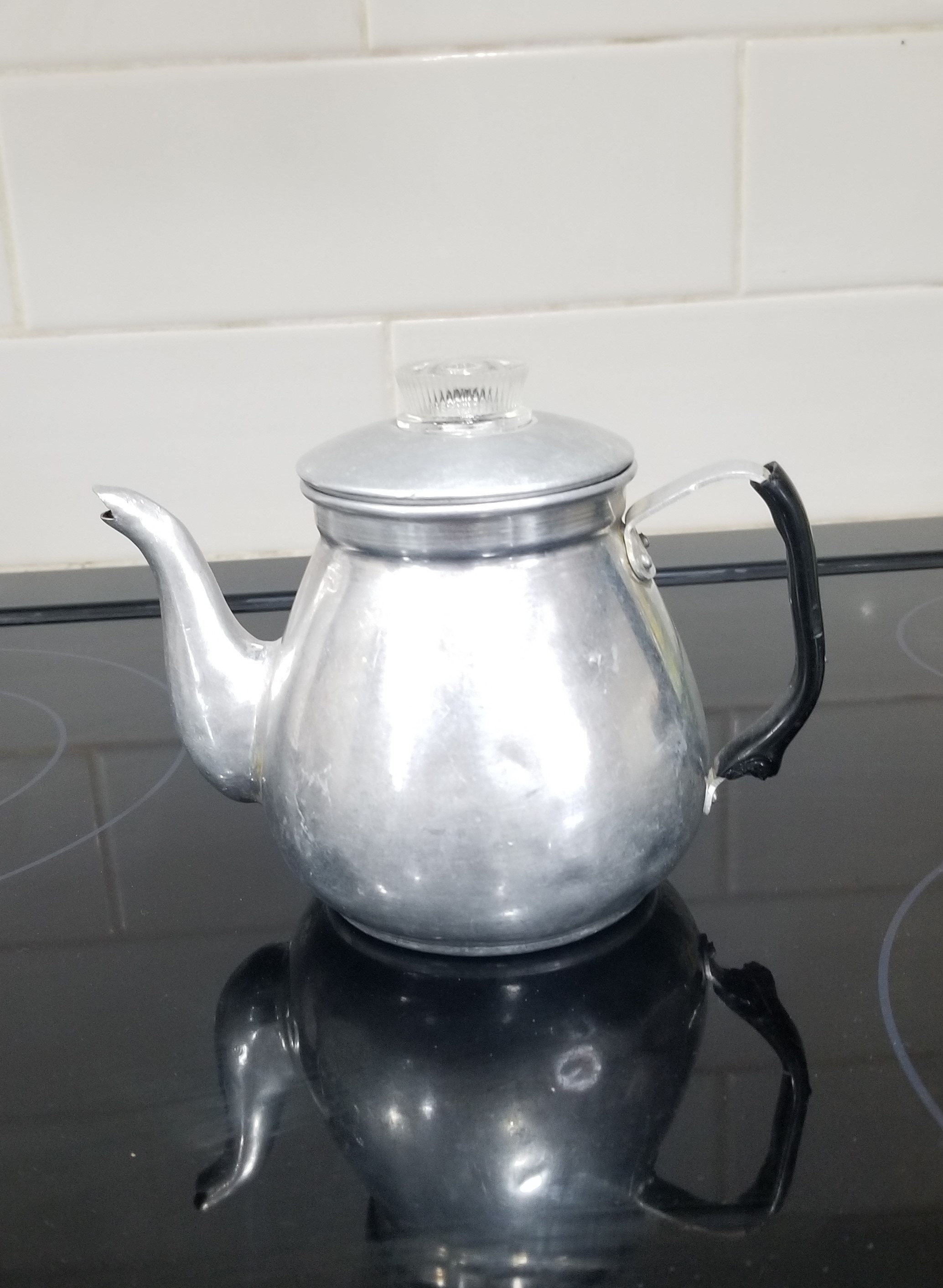 Vintage Aluminum Coffee Pot Coffee Percolator Single Serving Etsy