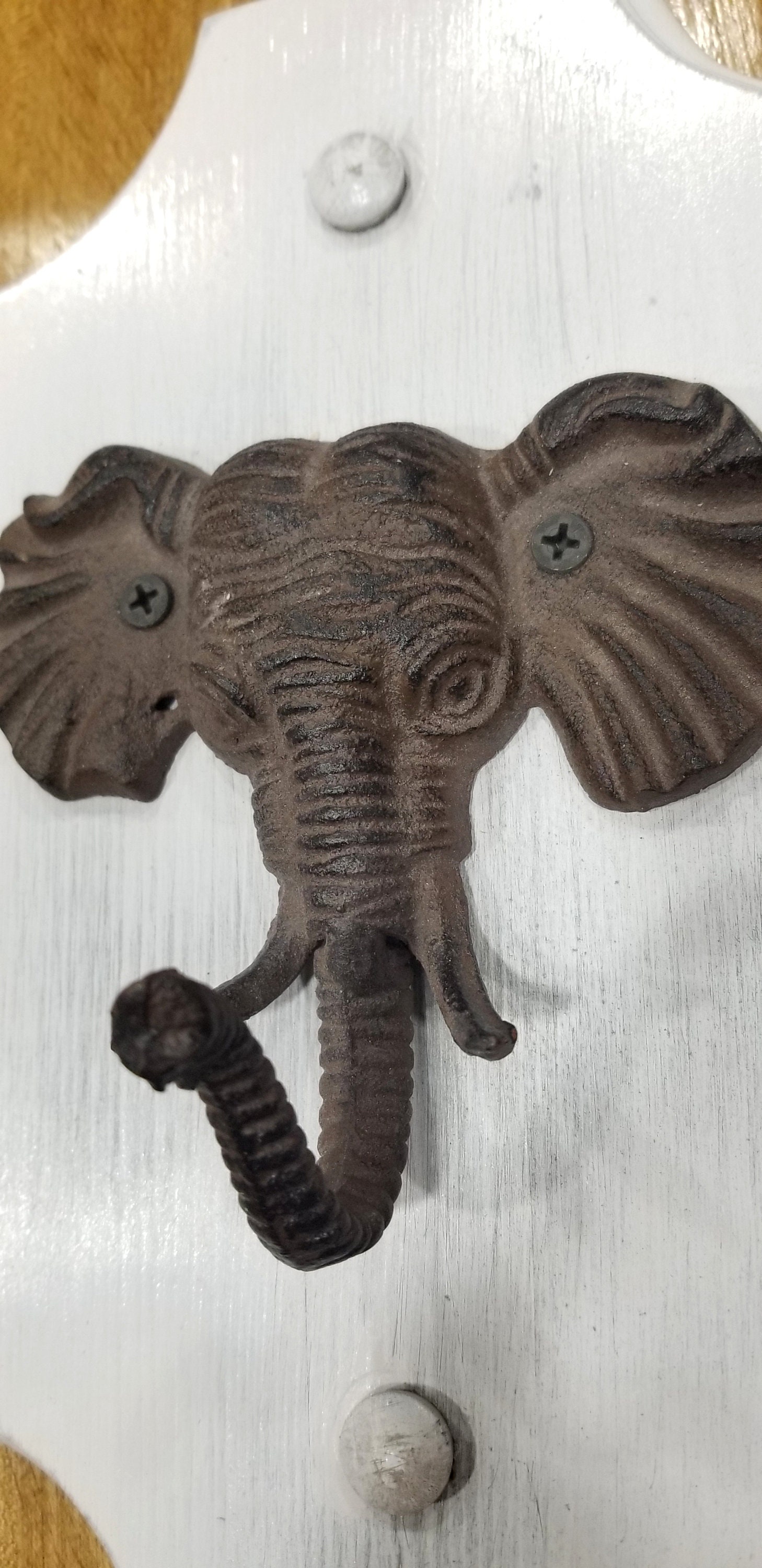 One Bathroom Towel Hook Elephant Towel Robe Hook White Towel Etsy New