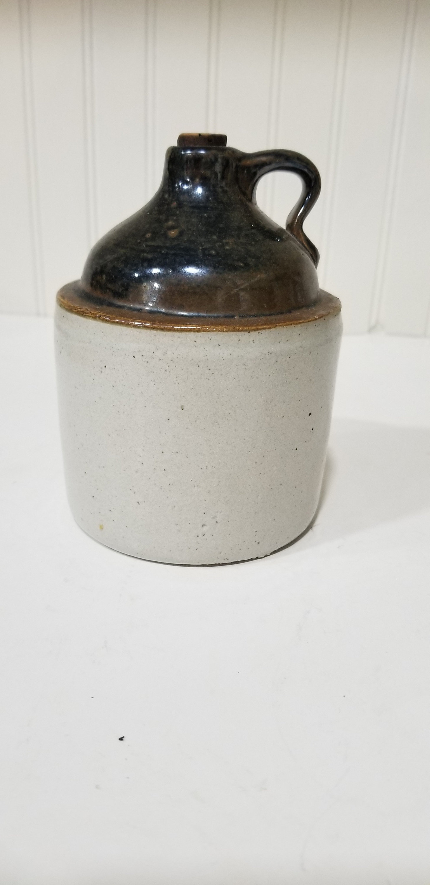 Clay Jug Small Pottery Jug Jug With Cork Vintage Glazed Etsy