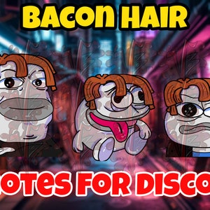 Topo de bolo bacon hair do roblox em biscuit