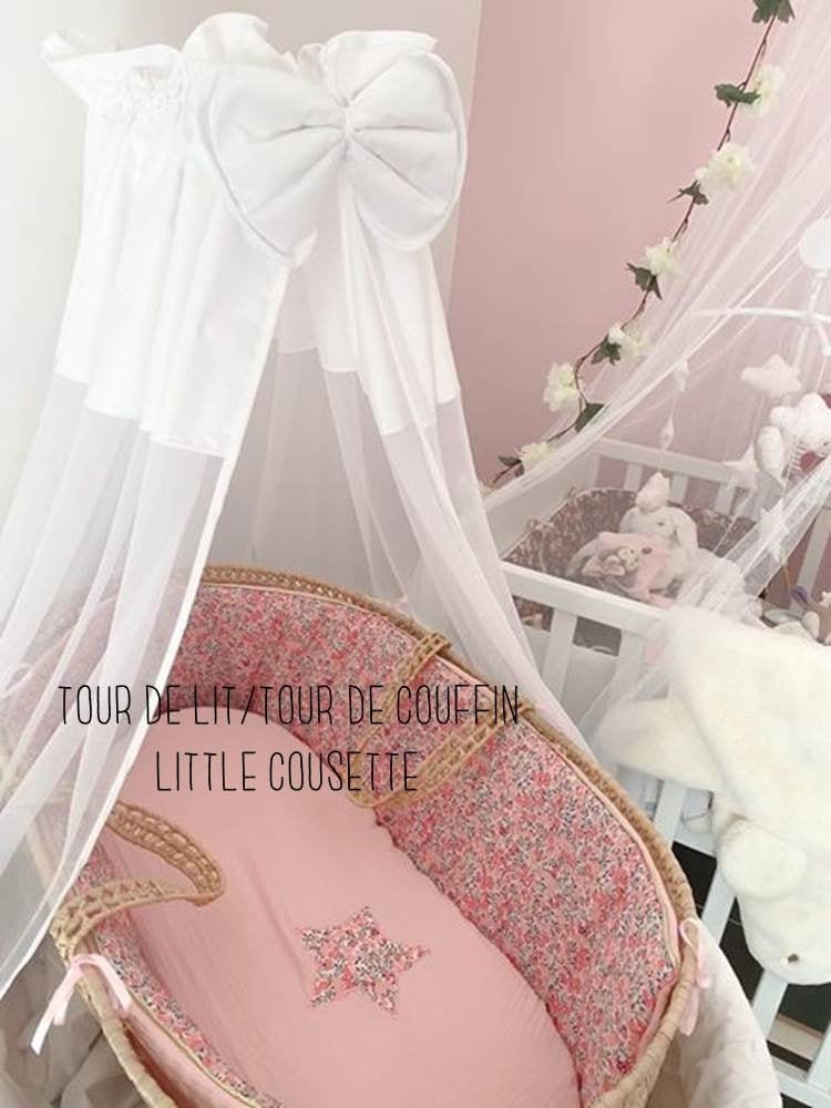 Tour de Lit/Tour Couffin en Liberty ou Tissu sur Mesure